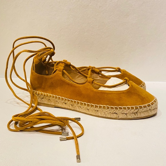 New Andrea Gomez Suede Espadrille Moccasin Sz 6 - Picture 9 of 9